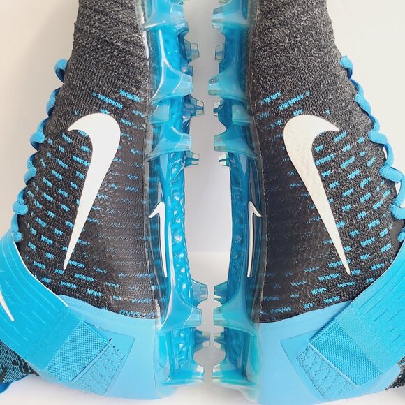 NEW Nike Alpha Menace Elite 2 Football Cleats BV2077-001 Size 11 Blue Black
